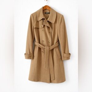Vintage Ralph Lauren Classic Tan Wool Coat